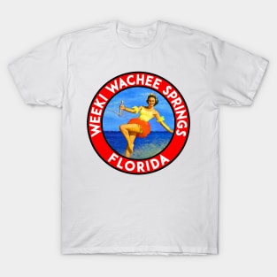 Weeki Wachee Springs Florida Vintage Mermaid Show Manatees 2 T-Shirt
